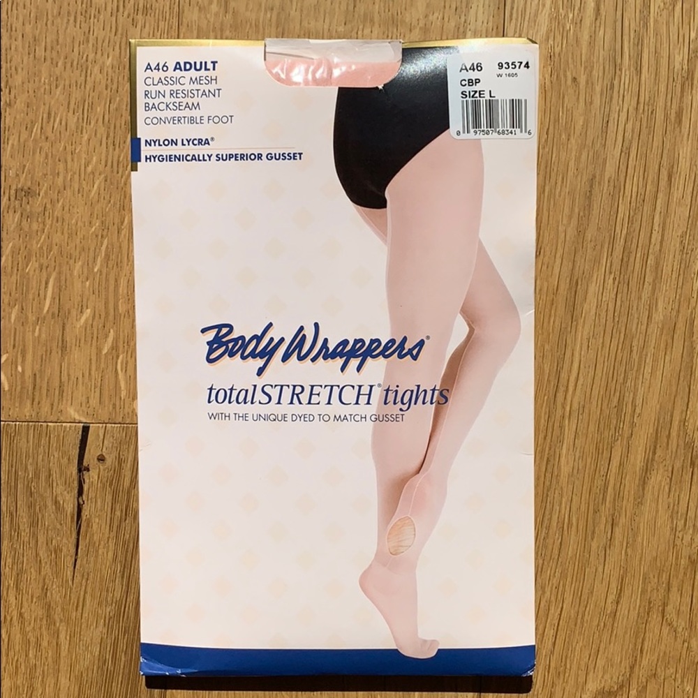 Pink ballet tights